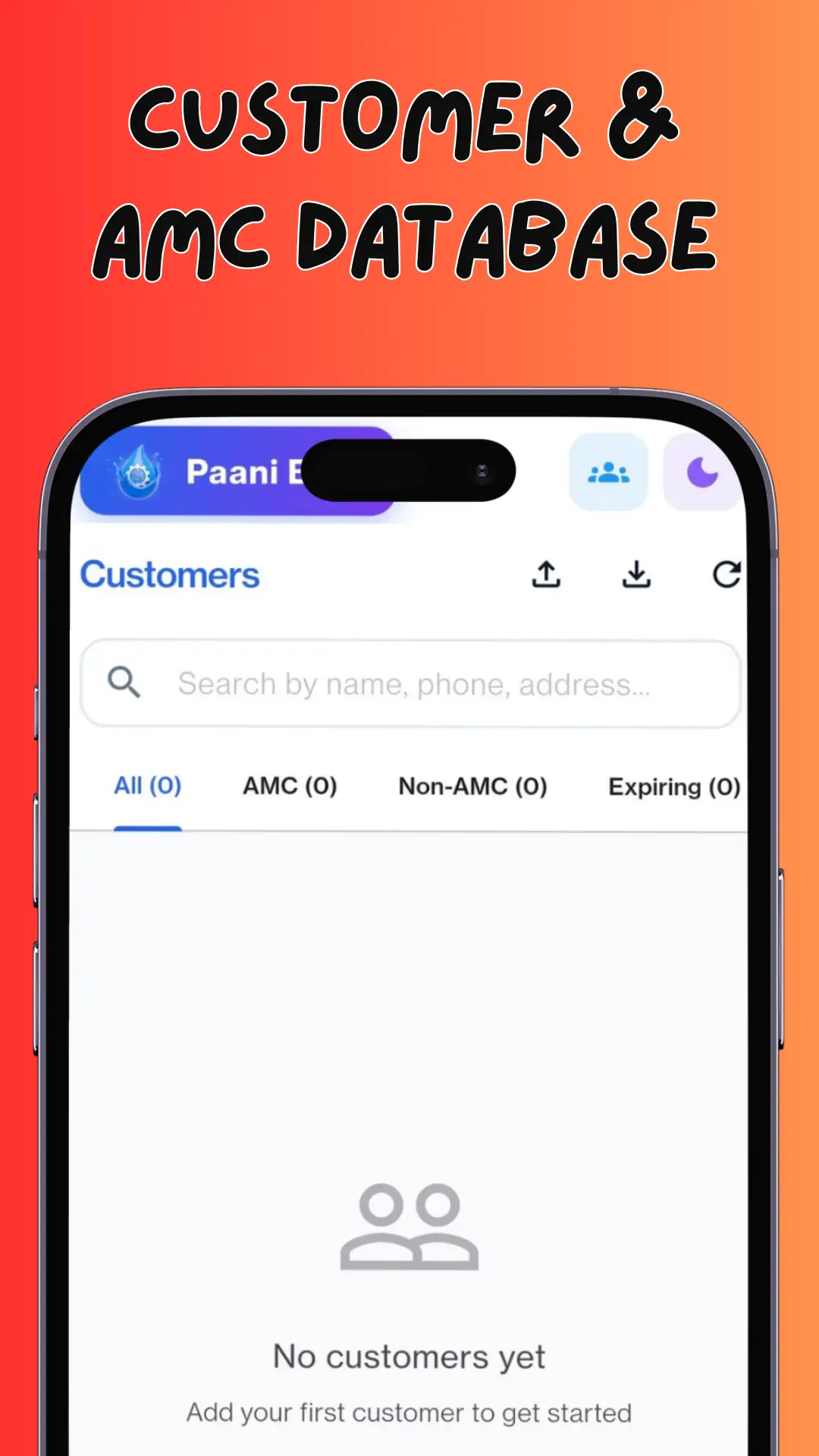 Technician Mobile View - Field staff interface for task completion